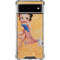 Betty Boop With Puppy Orange Background Google Pixel 6 Clear Case
